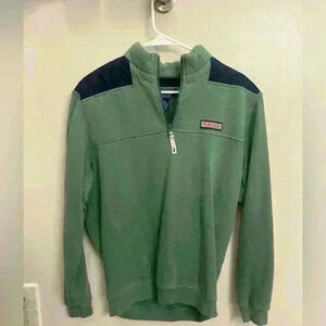 Woman's xs vineyard vines  relaxed Shep shirt green/blue